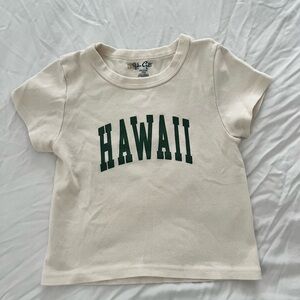 Brandy Melville Hawaii baby tee one size